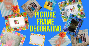 Decorated picture frames