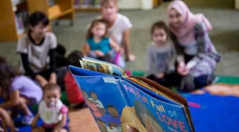 people listening to a storytime